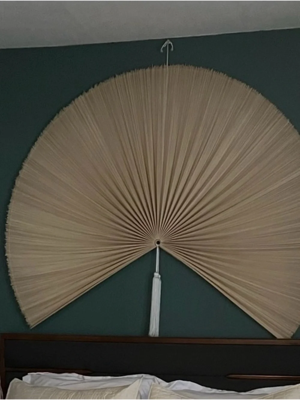 Urban Outfitters Natural Beige Palm Fan Wall Tapestry